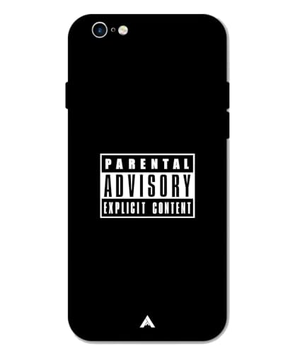 Image of Premium Explicit Case for iPhone 6 Plus Soft-Touch Metal TPU Back Cover, Shockproof, Designer, Aesthetic Mobile Phone Case (Glossy Finish)