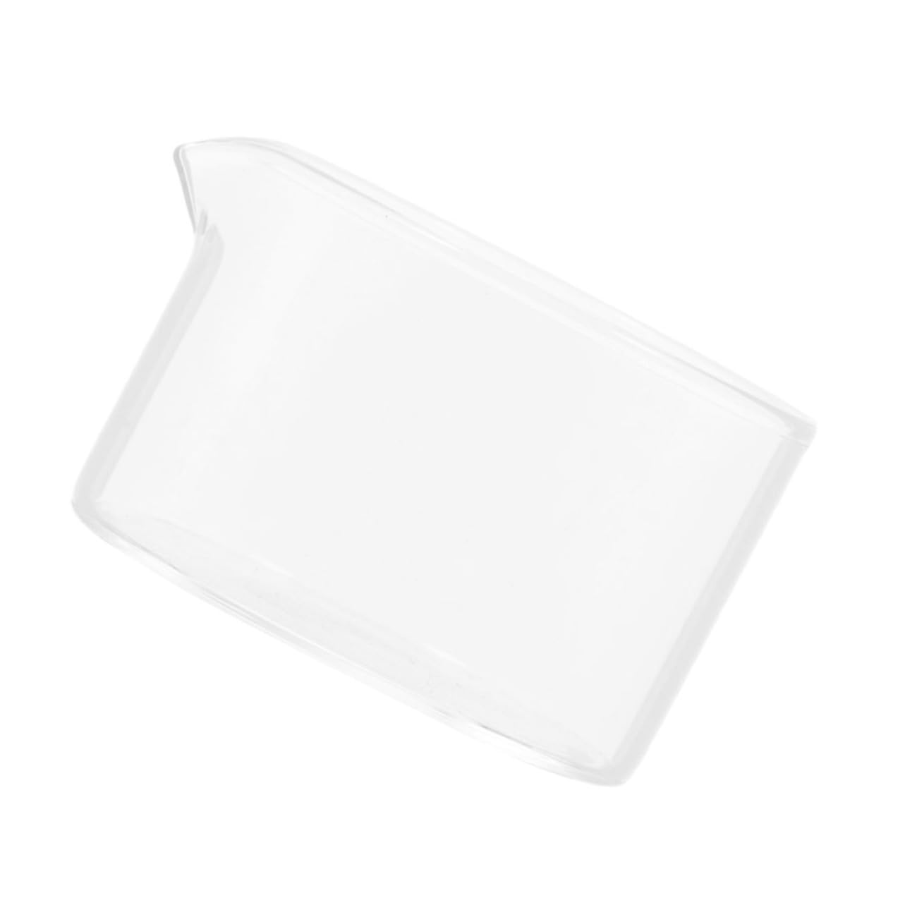 NAMOARLY Chemistry Glassware Glass Lab Dish Spout Crystallization Dish for Lab/