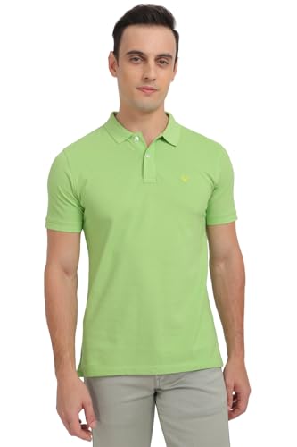 Image of Allen Solly Men's Cotton Solid Regular Fit T-Shirt