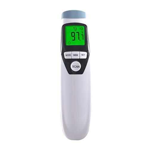 Digital Infrared Forehead Thermometer for Adults and Kids Non Contact Forehead Thermometer Instant Accurate Reading for Fever Body Thermometer