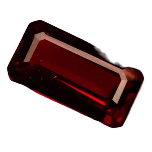 Pierre précieuse grenat véritable taillée en coussin pour pendentif élégant