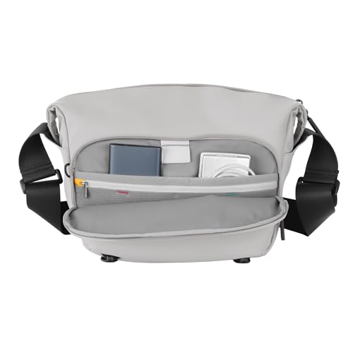Image of Vanguard VEO Lite S7L Camera & Everyday Shoulder Bag (Cream) - Fits Mirrorless Camera + Multiple Lenses, Tablet Storage, Removable Dividers, Easy-Clean Water-Resistant Design