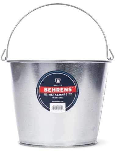 Behrens 1205 Galvanized Steel Pail, 5-qt (1 Pail)