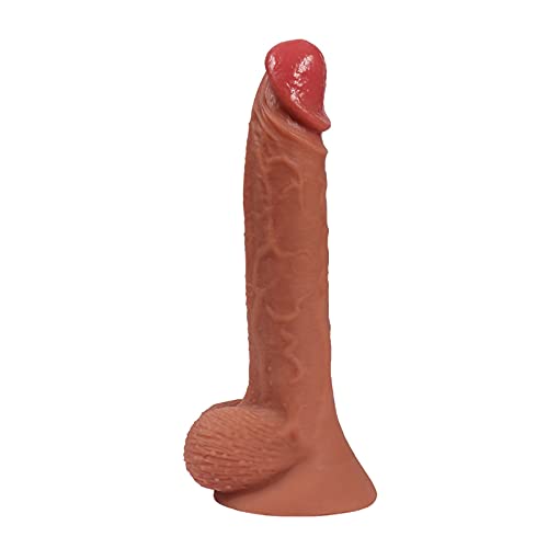 ANFEI Double Layered Silicone Dildo Hyper Realistic Premium Sex Toy 9 Inch Big Dildos Consoladores with Suction Cup