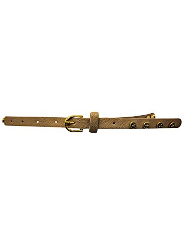 Luxury Divas Skinny Gold Tone Studded Belt2