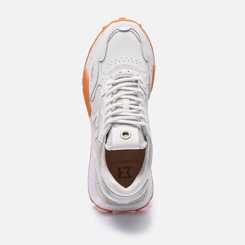 Image of The NSJ358 is a Modern Sneaker Made of Leather, It has a Sporty Made by a Stylish Design for Outstanding Look.Durability and Comfort.