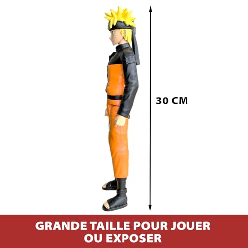 Bandai Anime Heroes Mega Naruto Shippuden Figurine Naruto Uzumaki 30 cm Grande Figurine articulée Figurine Manga Licence Officielle Naruto Jouet Enfant et + 38151 - vue 3