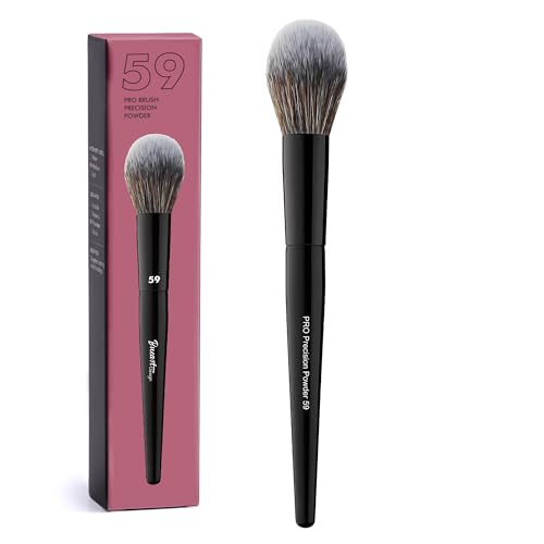 Bueart Design PRO Precision Powder Makeup Brush #59,Soft Dense Synthetic Bristles Brush for Flawless...