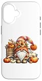 Photo Gallery fall gnome dad in orange knitted sweater with pumpkin truck custodia per iphone 16 Photo Gallery fall gnome dad in orange knitted sweater with pumpkin truck custodia per iphone 16