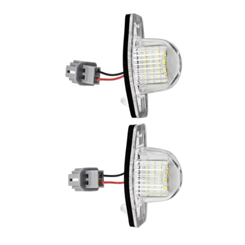 Luz de matrícula de coche 12V para Odyssey 2008-2017 impermeable