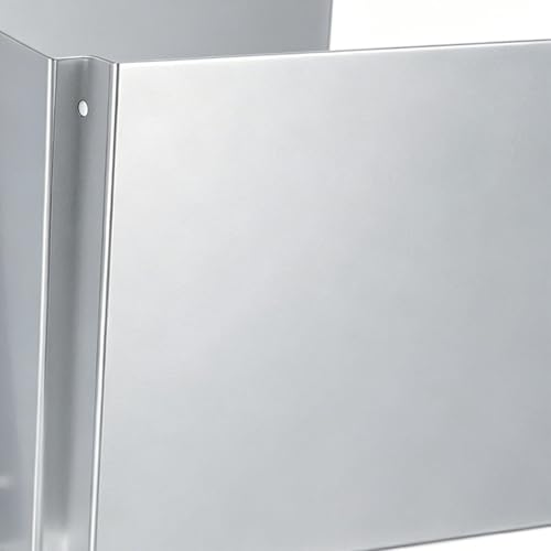 Portadocumenti da parete in acciaio inox, versatile, porta giornali per casa, ufficio, classe, ingresso, cucina, bagno, posta, camion, design salvaspazio