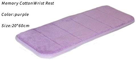 Elbow Pad Slow Rebound Memory Cotton Computer Keyboard Wrist Support Mat (Purple)