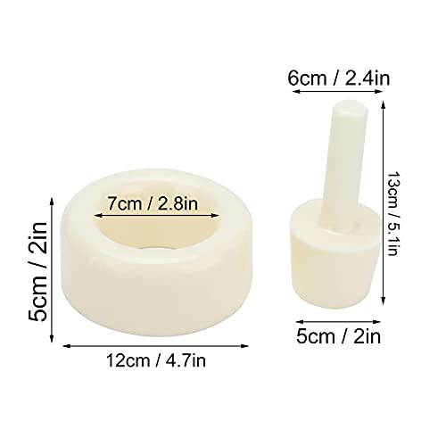 Image of Waffle Cone Maker, Flower Basket Shape Cream Horn Molds Egg Roll Maker DIY Cooking Molds Baking Accessories for Home Kitchen