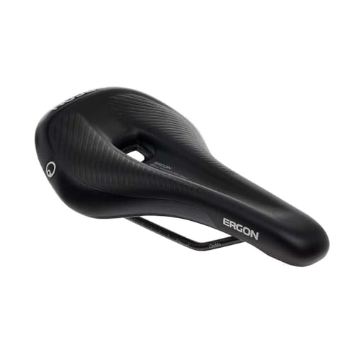 Ergon - SM E Mountain Sport Bicycle Saddle | für MTN Bikes | Männer | Small/Medium | Stealth Schwarz