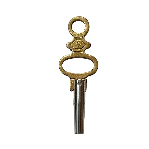 Clé de poche n°6 au manche en laiton perforé pour l'entretien de vos objets