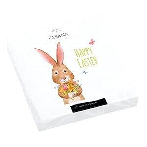 Fasana 20 Serwetek Wielkanocnych Królik 33x33 cm
