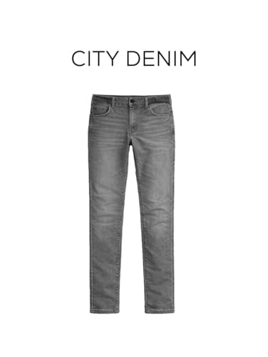 Image of Minus One Slim Fit Stretchable Mid Rise Jeans for Men | Mens Denim Cotton Pants | Stylish Ankle Length Jean