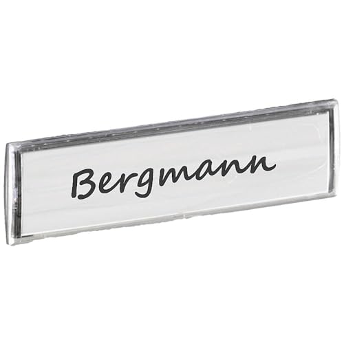 BURG-WÄCHTER Porte-étiquette pour boîtes aux lettres, Accessoire ultérieur pour boîtes aux lettres BURG-WÄCHTER, Cache pour plaque nominative,...