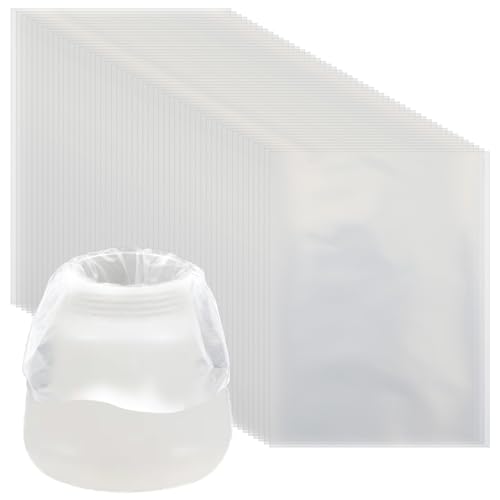 50uds Revestimientos para Vasos de Pulverización de Pintura, 30x20cm Transparentes Bolsa para Vasos Pulverización de Pintura a Prueba de Fugas Accesorios para Pulverización Pintura Piezas