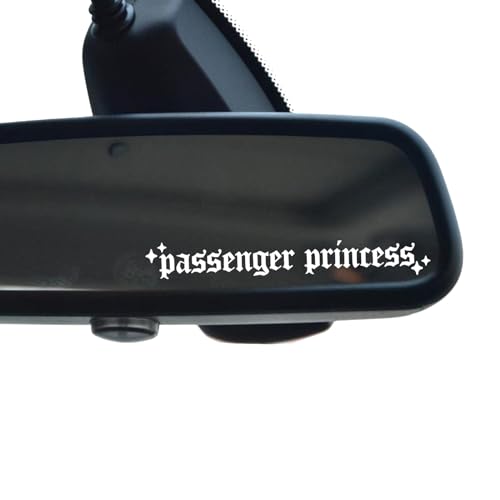2 x Passenger Princess Vinyl Decal Car Makeup Mirror...