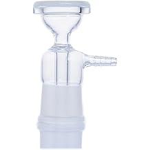 Glass Funnel and Sand core Funnel Laboratory Vacuum Filtration Device,1PC
