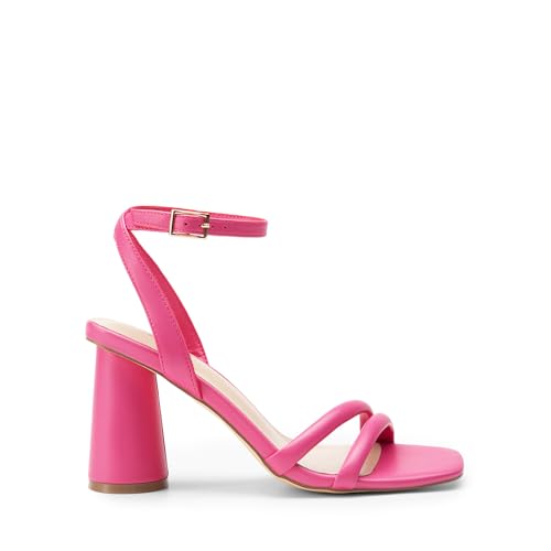 Image of DREAM PAIRS Women's Strappy Round Heels Sandals