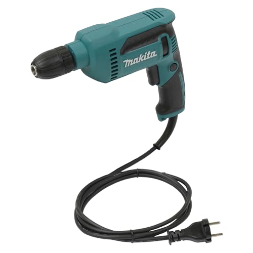 Spazzole di carbone a bassa usura Commutatore posizionato in modo ottimale per la corsa R/L, impugnatura ergonomica per il massimo comfort, interruttore bloccabile per funzionamento continuo. Doppio isolamento di protezione mandrino autoserrante per un rapido cambio utensile