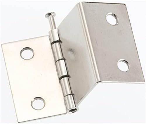 Hinge Outlet Multi-Purpose Reversing Offset Door Hinge, Loose Pin, Brilliant Nickel, 2 Pack
