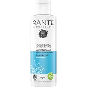 SANTE Naturkosmetik Erfrischendes Gesichtswasser Bio-Aloe Vera & Chiasamen, Ohne Alkohol, Natürliche Reingung für jede…