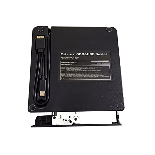 Graveur lecteur externe DVD CD USB 3.0 Type-C slim pour ordinateur portable PC