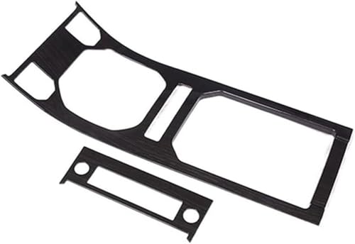 Autocollants de garniture console centrale Range Rover Evoque carbone avec CD