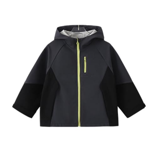 Veste pluie enfant imperméable blouson à capuche chaud pour sport extérieur