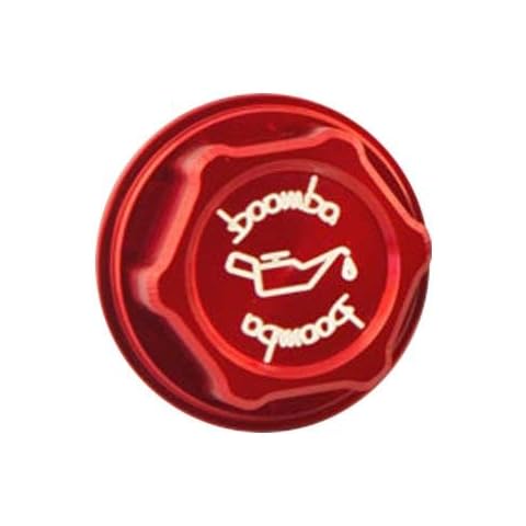 Boomba Racing OIL CAP RED Compatible with 2013+ Ford Focus ST Cover