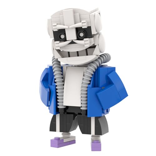 Xinchangda Undertale Figurine de bloc de construction, sans jeu, kit de blocs de construction Undertale pour les fans de jeu, 185 pièces