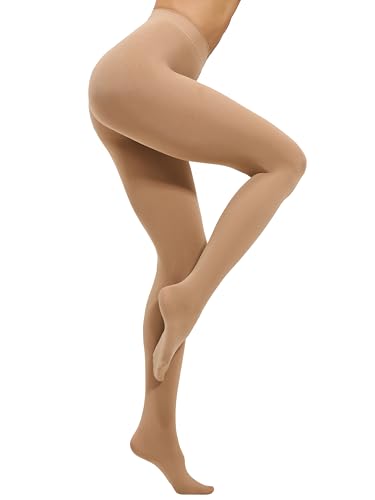 Image of CozyWow Women's 80D Soft Opaque Tights, High Waist Solid Color Womens Tights with 30+ Colors