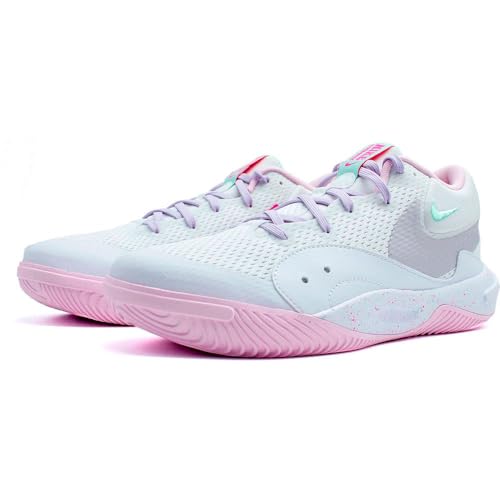Nike Hyperquick SE Volleyball Shoes (HF3240-100, White/Violet Mist/Mint Foam/Pink Foam)4