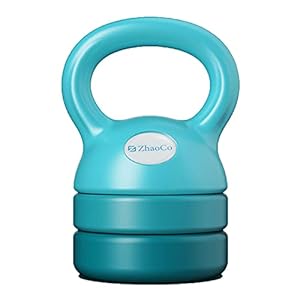 Kettlebell für Frauen, Verstellbare Kettlebell-Gewichte 5 lbs, 8 lbs, 9 lbs, 12 lbs, Fitness für Ganzkörpertraining und Krafttraining zu Hause oder im Fitnessstudio