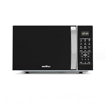 Micro-ondas Britânia 25 Litros Limpa Fácil Preto 1100w Bmo28 220v