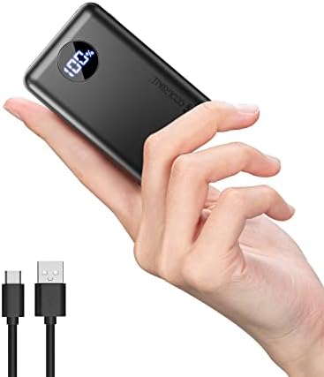 Coolreall Small Power Bank 20000mAh, 22.5W PD & QC4.0 Fast Charging Portable Charger, Compact External Battery USB C Input/Output with LED Display for iPhone Samsung Huawei Xiaomi AirPods etc