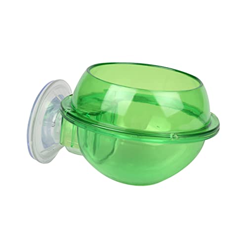 Mipcase 1pc Lizard Feeding Bowl with Suction Cup Durable Small Reptile Drinking and Food Container for Lizards Turtles and Other Small Reptiles