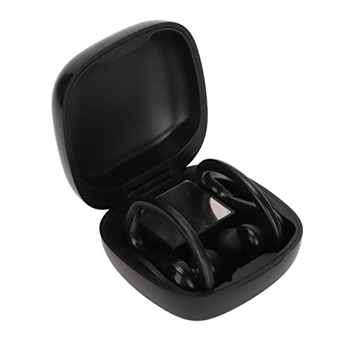 Heayzoki Écouteurs sans Fil BT, écouteurs de Sport Stéréo Rechargeables à Basses Profondes à Double Mode, avec étui de Chargement à écran LED et Micro, pour L'entraînement (Noir) Cover
