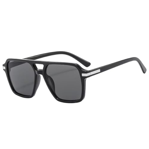 Lunettes de soleil UV400 double pont verres miroirs dégradés pour une protection solaire maximale
