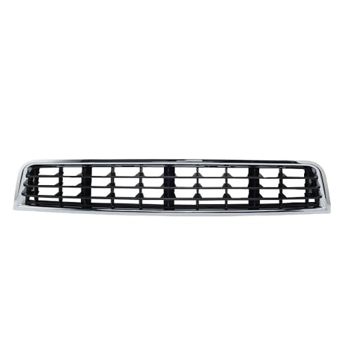 Grille avant pour A4 B6 2001-2006 : calandres de pare-choc supérieure et inférieure noires