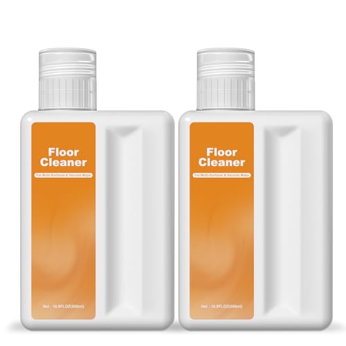 Image of Floor Cleaning Solution Compatible With Dreame Cleaning Solution, Subtle Orange Scent, Floor Cleaner for All Robot Vacuum Cleaners and Wireless Wet Dry Dual-Use Vacuum Cleaners, (Orange, Total 1 L)