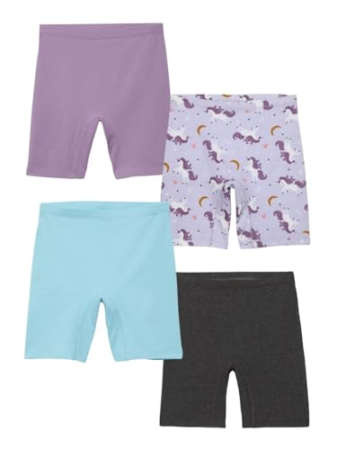 Image of mackly Girls Inner Shorts (Pack of 2) | 2-in-1 Seamless Panty Shorts with Gusset | Soft Breathable Base Layer for Dresses, Skirts