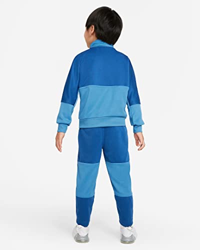 Nike Air Little Boys Half-Zip Tricot Jacket & Pants Tracksuit 2 Piece Set (B(86I161-B8M)/W, 2T)2