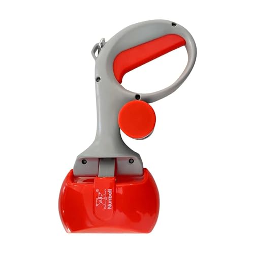 Image of Dog Poop Scooper, Poop Scooper with Bag Dispenser, Poop Picker with 1 Scented Poop Bags, Dog Potty Picker, Dog Pooper Scooper Supplies Package for Pick Up Pets Waste(Colour May Vary)