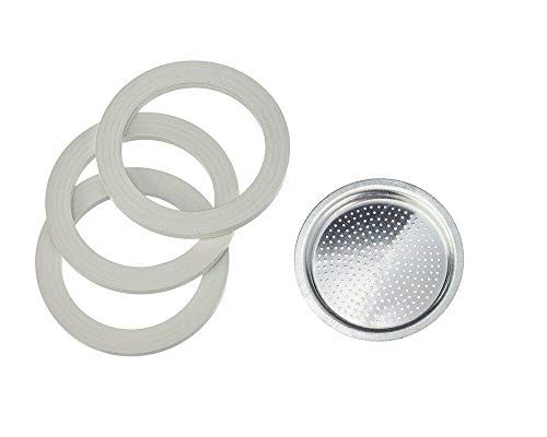 Caraffa E Coperchio Per Caffettiera De'Longhi Alicia EMK6 - Ricambio Originale 6 Tazze - Foto 5