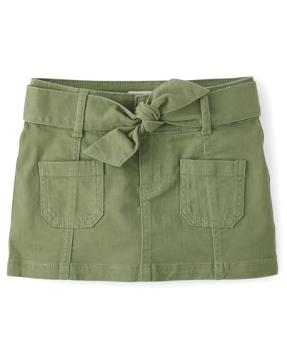 The Children'S Place 3049587 Girls' Everday Skirts, Misty Glen Tie Waist cover