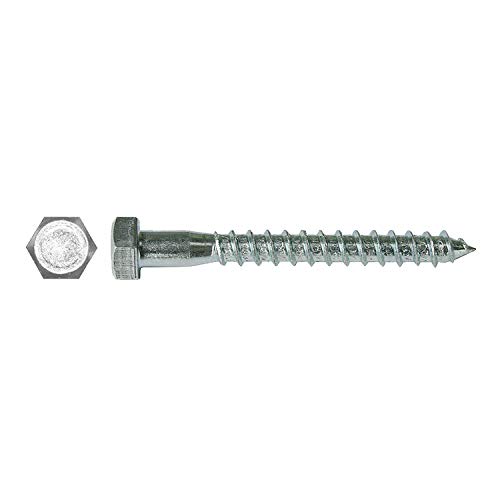 Fischer Sechskantschraube DIN 571 8X40 Klasse 4.8 weiß verzinkt (250 Stück)